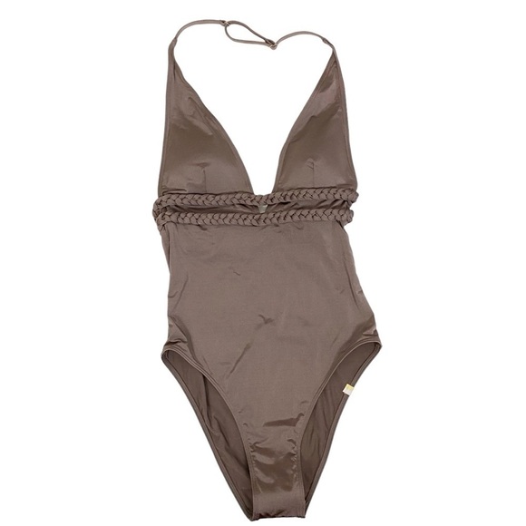 New! Collection by Summersalt The Braided Plunge One Piece Carly Cushine - Picture 3 of 5